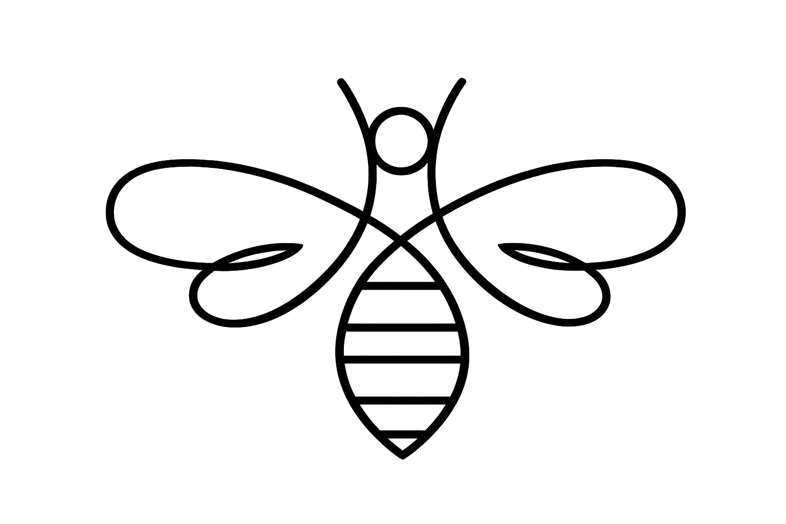 Abeille logo Les Ecoruches
